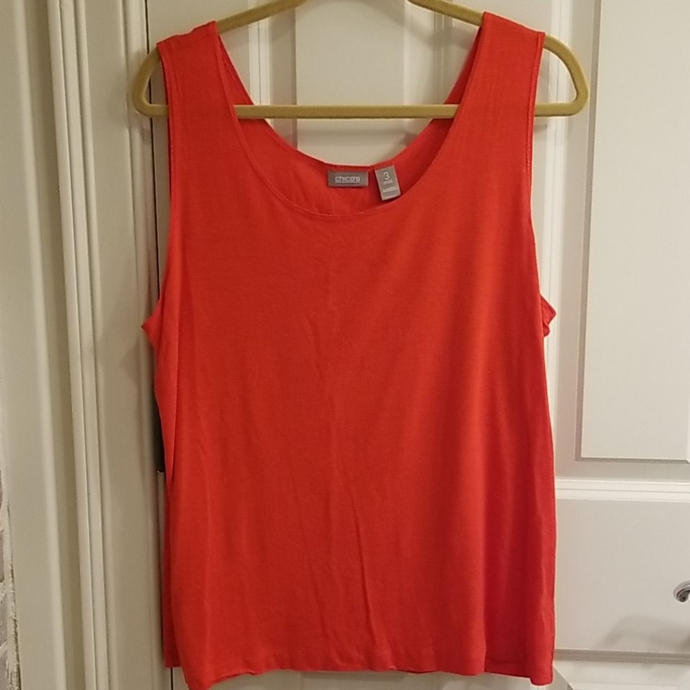 Chicos Tank Top Red